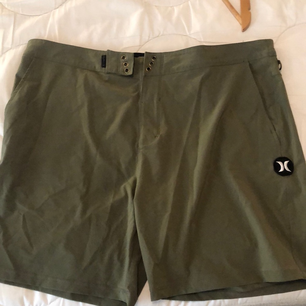 Hurley Army Green Shorts
